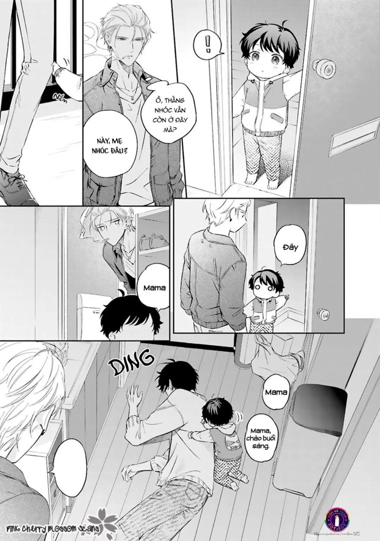 Omega Thân Thiện Yêu Trẻ Nhỏ Và Bạo Chúa Yakuza (END) Chapter 1 Trang 9