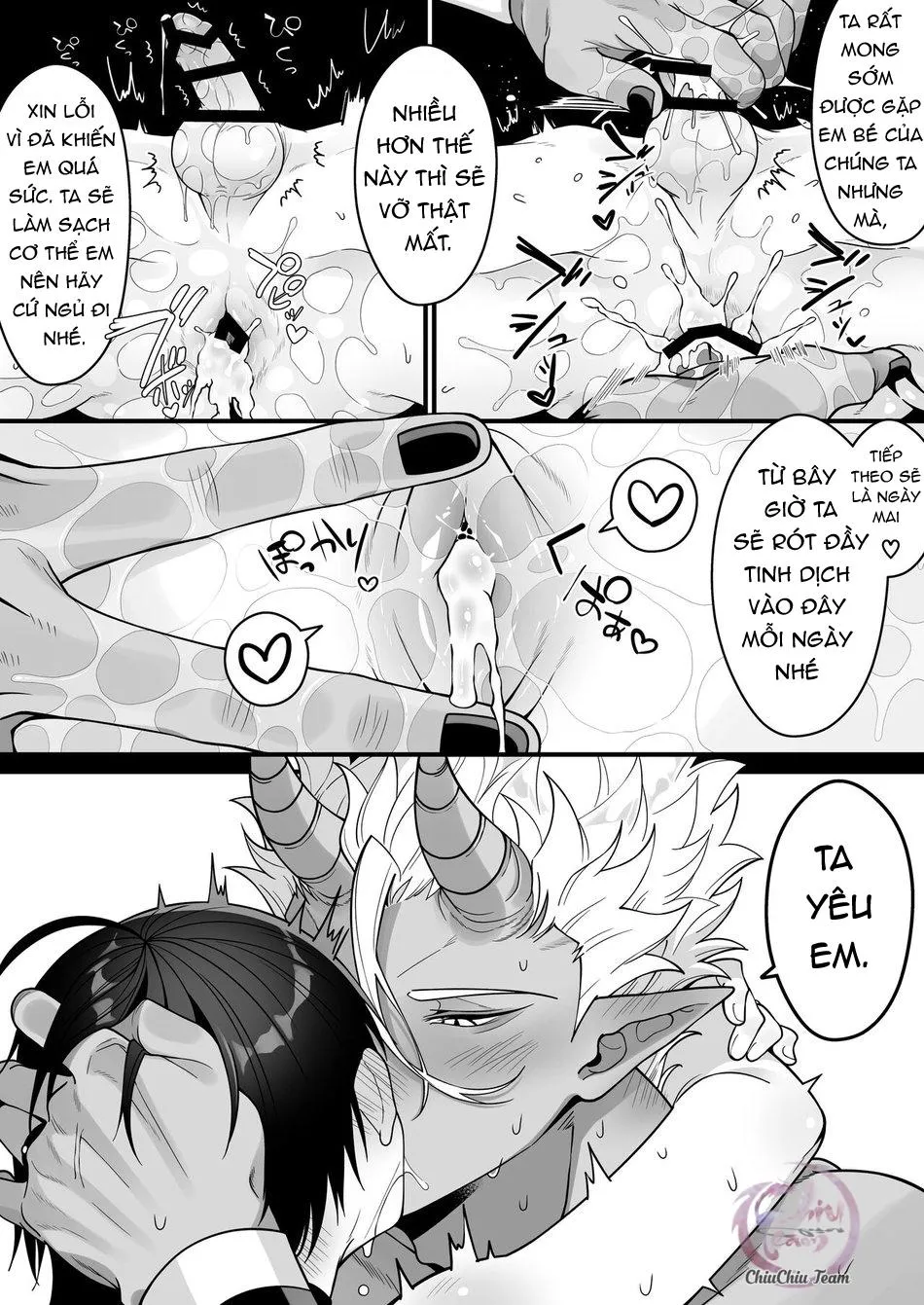 Đắm chìm trong sự thụ tinh của orc nhưng được yêu thương rất nhiều, tôi thật hạnh phúc Chapter 3 Trang 25