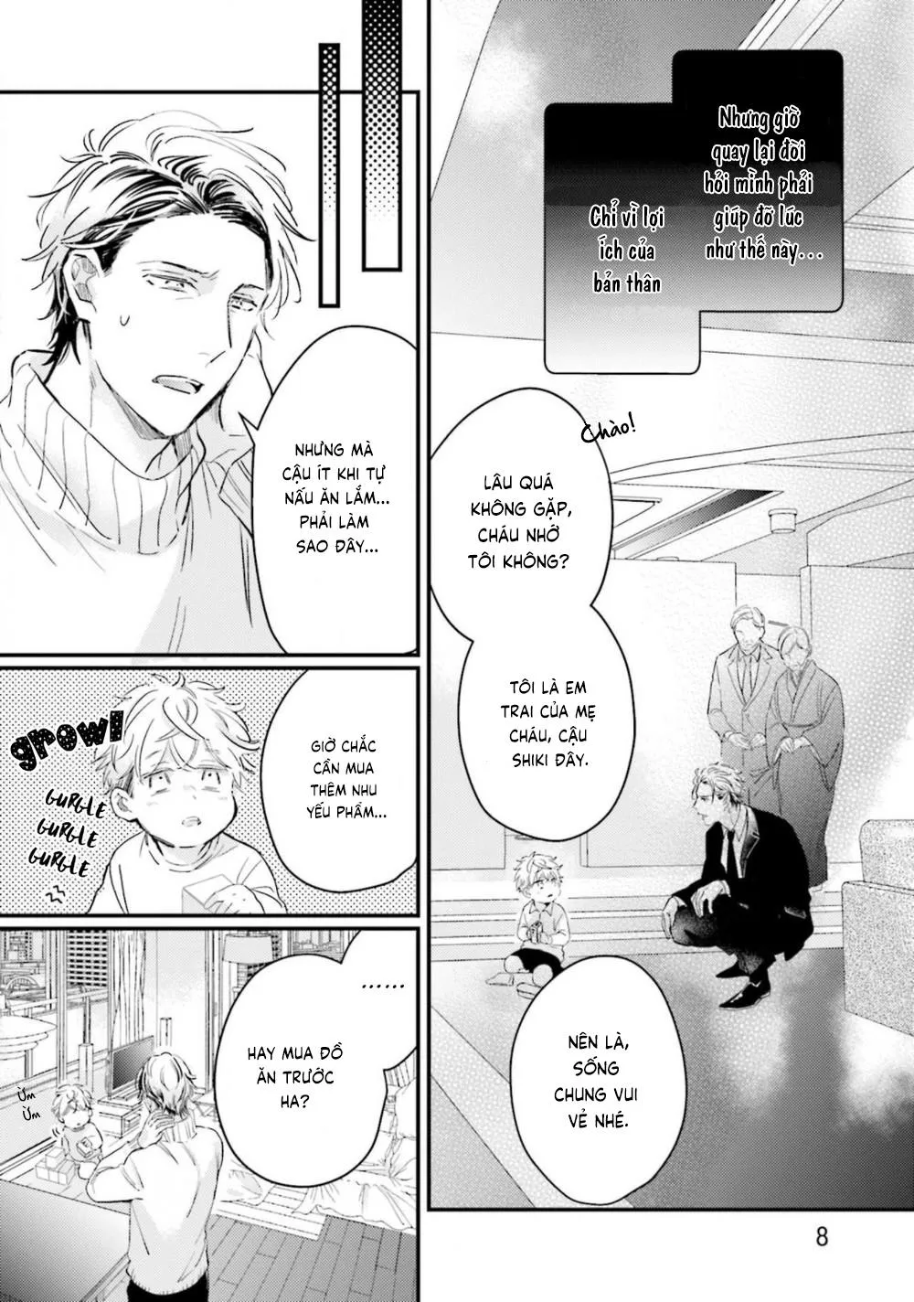 Papa chưa trưởng thành biết yêu Chapter 1 Trang 9