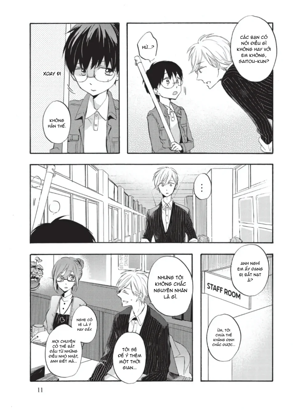 Papa Motoyan và Thầy Hitsuji Chapter 1 Trang 13