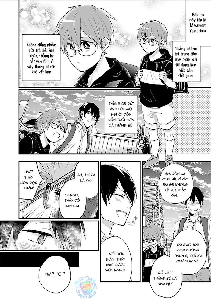 Thầy Giáo Trẻ Thuần Khiết Mong Muốn Được Cha Nuôi Bảnh Bao Ôm Ấp Chapter 1 Trang 11