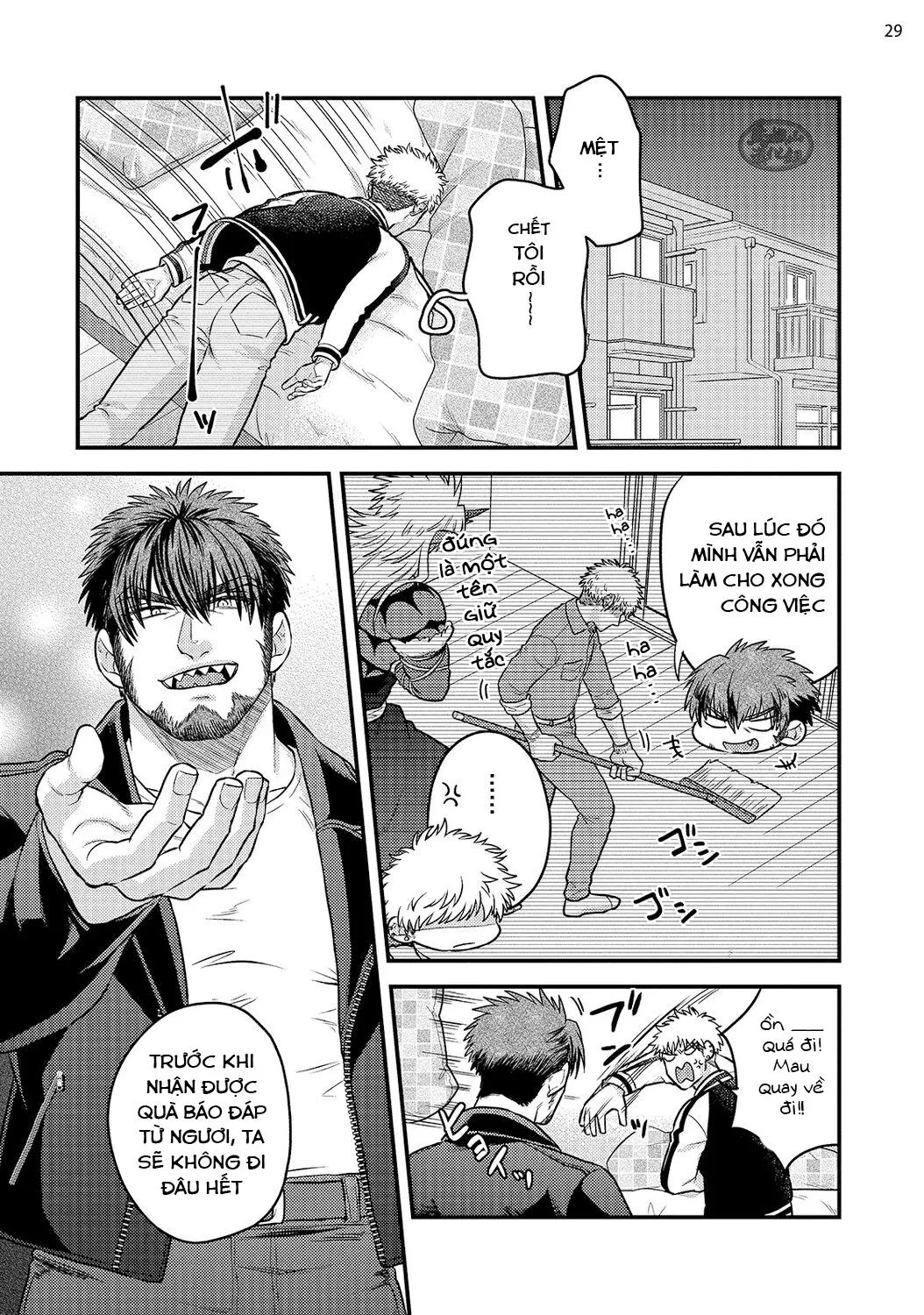 Quái vật ngực bự và cậu nhóc liều lĩnh Chapter 2 Trang 32