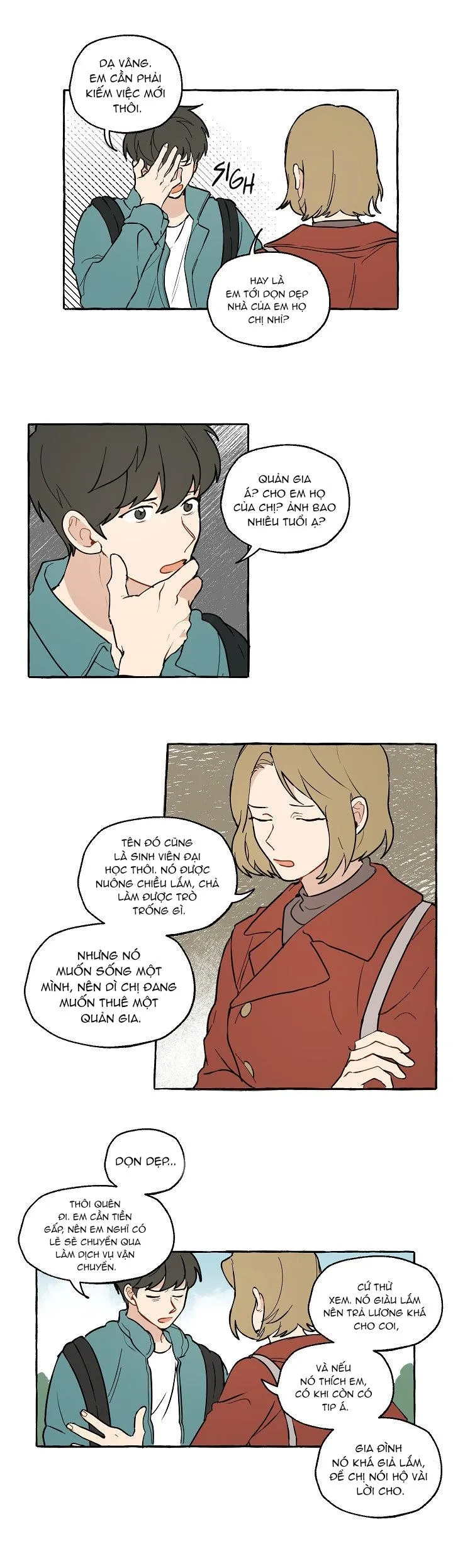 Quản Gia Bán Thời Gian! Chapter 2 Trang 5