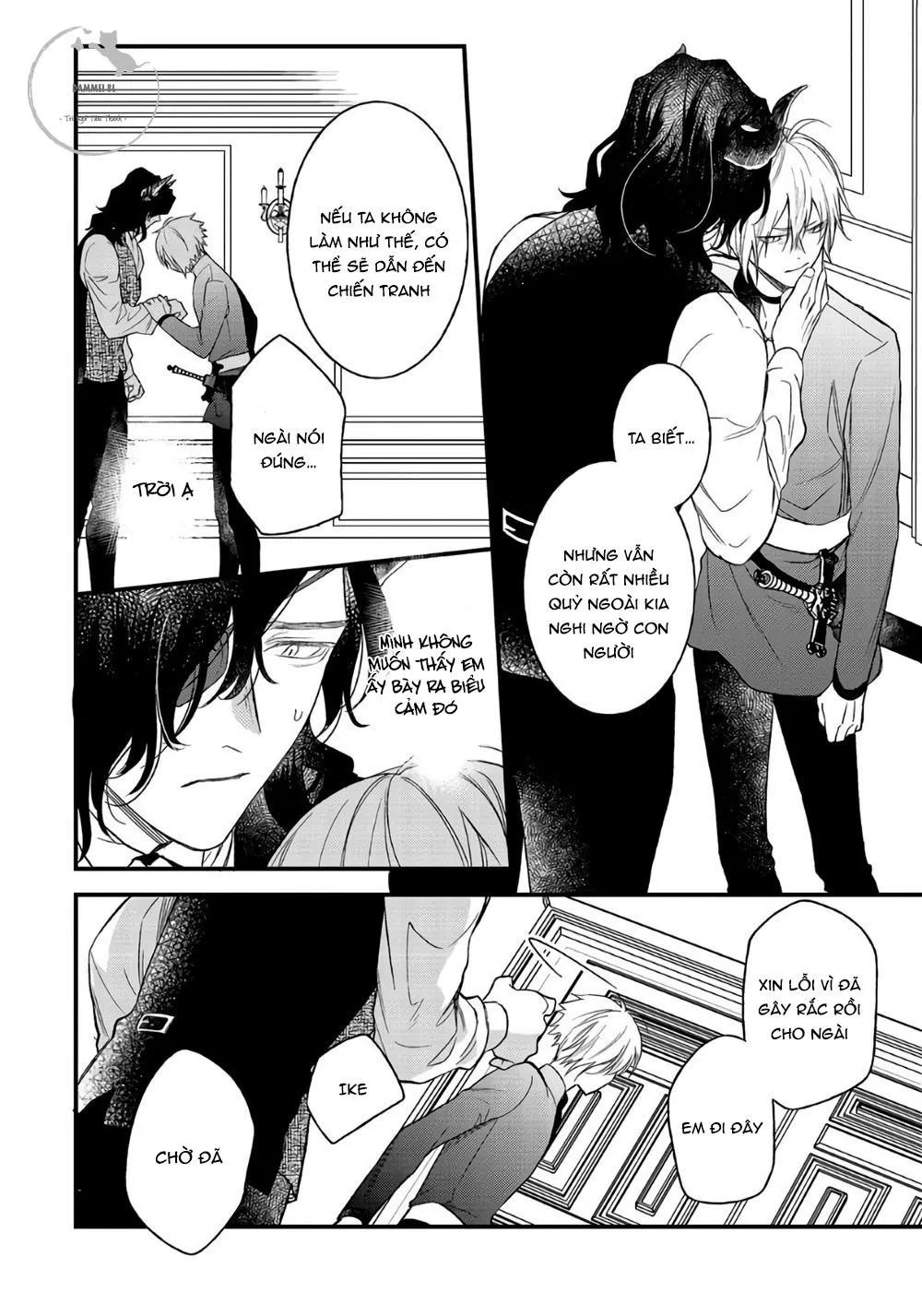 QUỶ VƯƠNG ĐÁNG THƯƠNG VÀ ANH HÙNG TESUNDERE Chapter 4 Trang 21