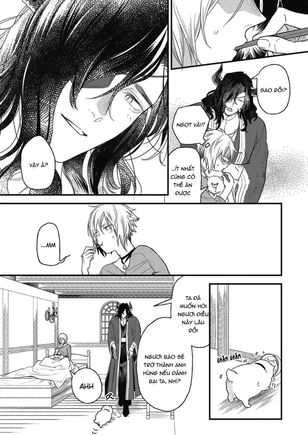 QUỶ VƯƠNG ĐÁNG THƯƠNG VÀ ANH HÙNG TESUNDERE Chapter 1 Trang 19