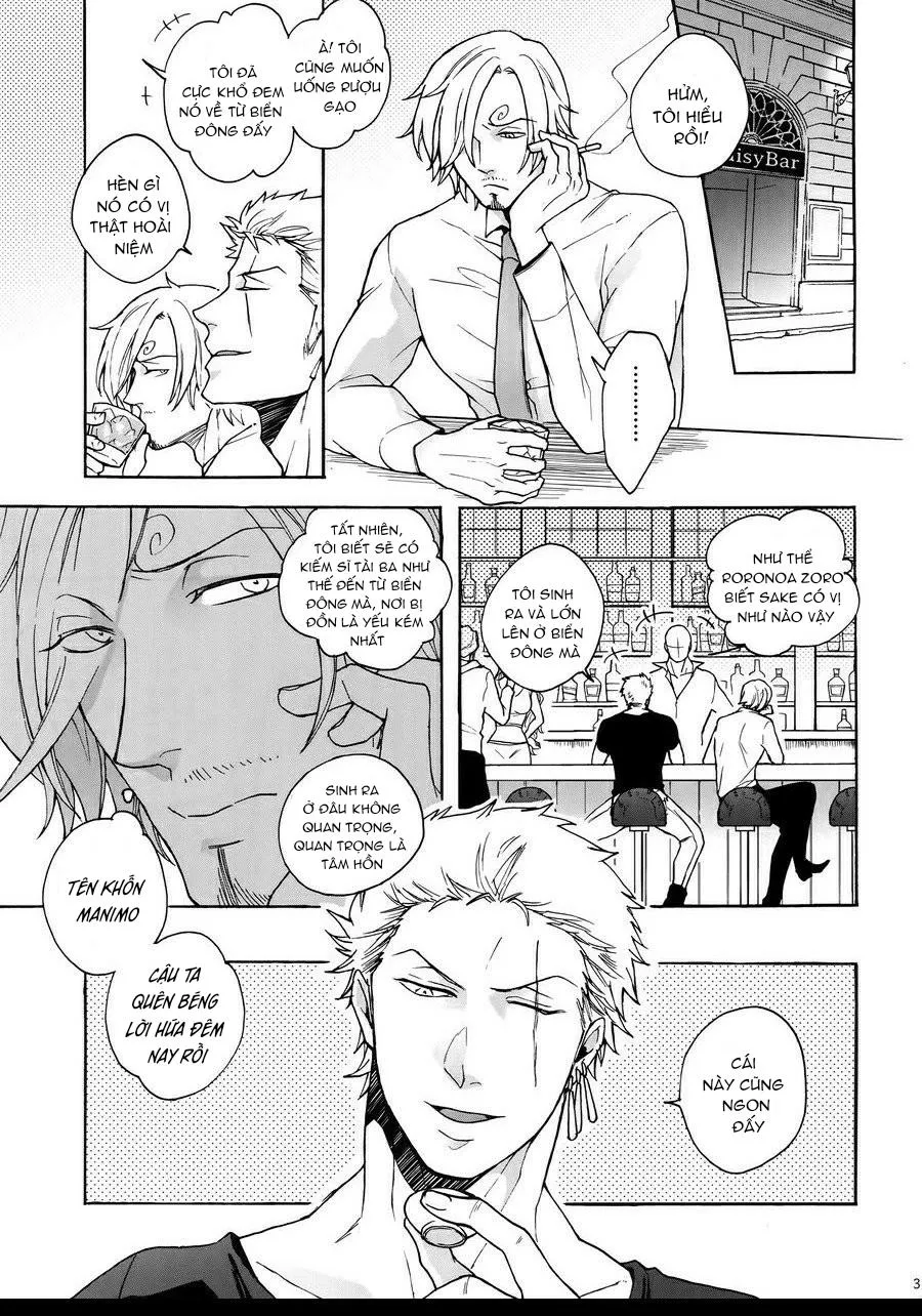 Roronoa Zoro X Sanji One Piece dj Chapter 3 Trang 4