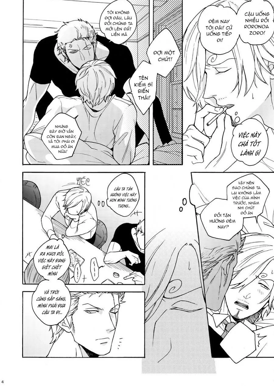 Roronoa Zoro X Sanji One Piece dj Chapter 3 Trang 5