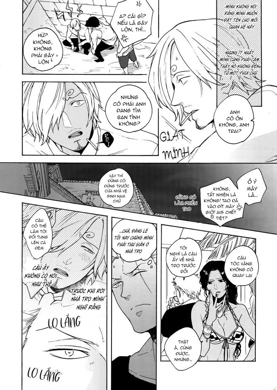 Roronoa Zoro X Sanji One Piece dj Chapter 3 Trang 11