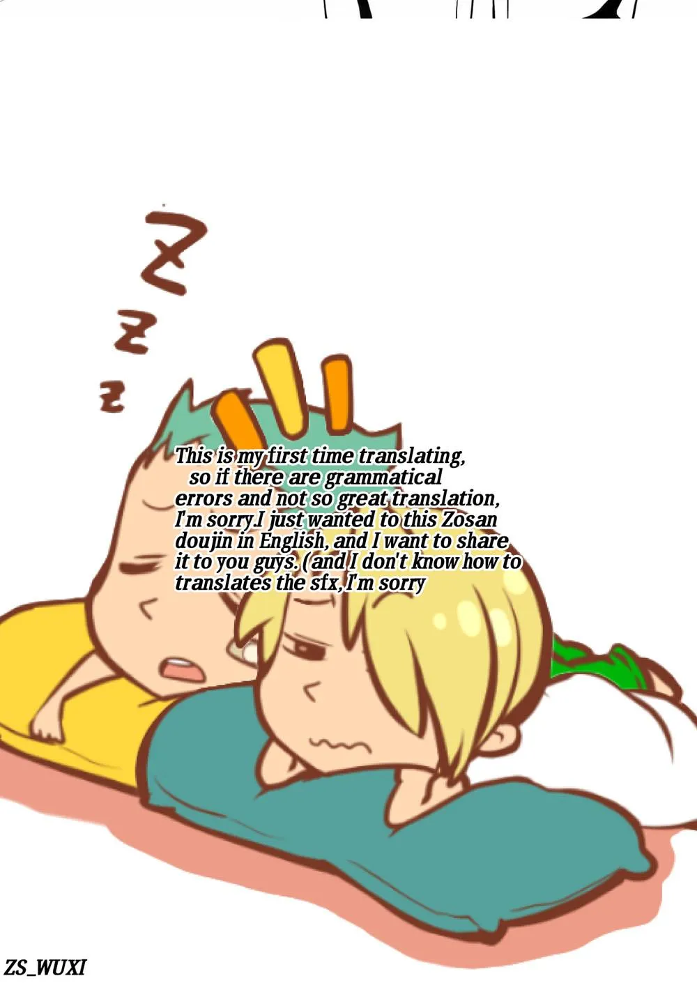 Roronoa Zoro X Sanji One Piece dj Chapter 5 Trang 3