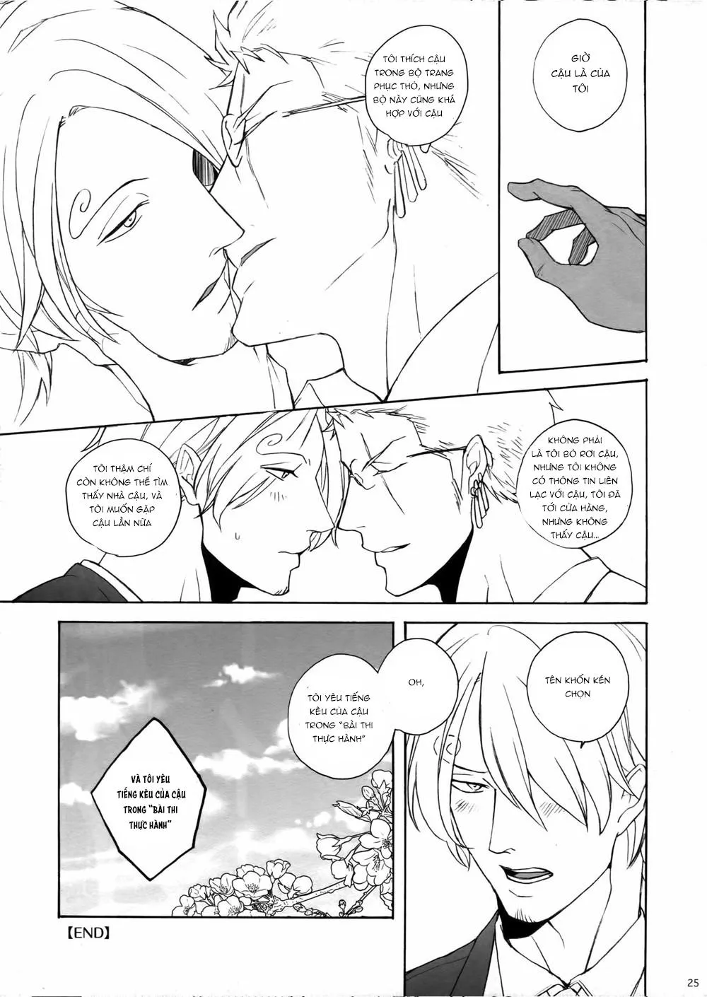 Roronoa Zoro X Sanji One Piece dj Chapter 5 Trang 24