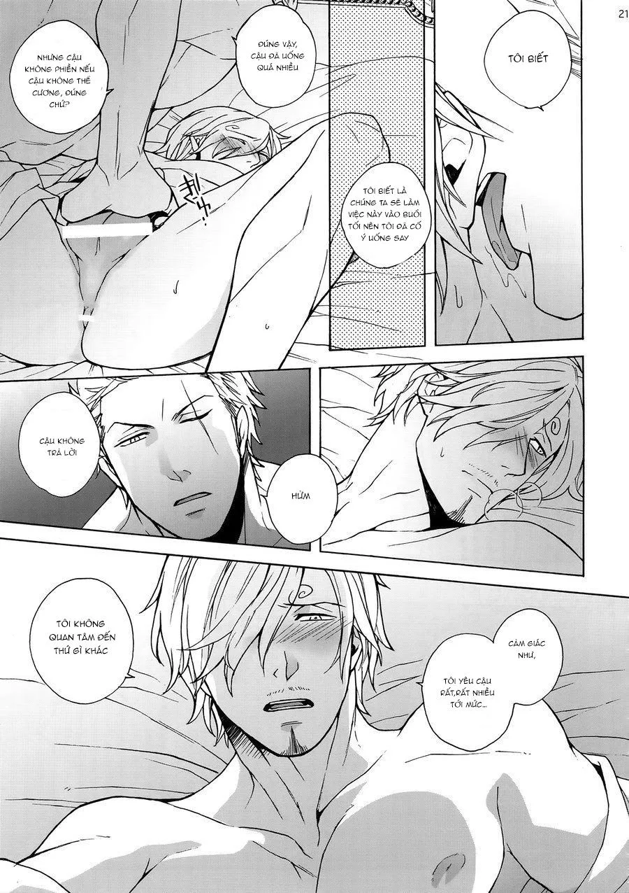 Roronoa Zoro X Sanji One Piece dj Chapter 7 Trang 22