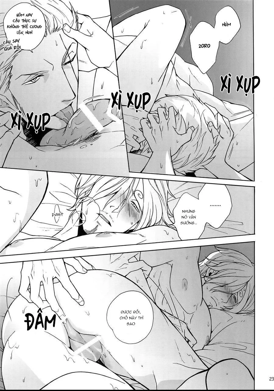 Roronoa Zoro X Sanji One Piece dj Chapter 7 Trang 24