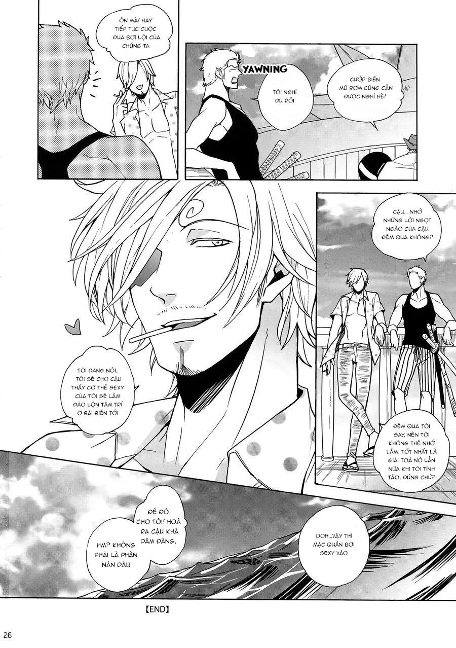 Roronoa Zoro X Sanji One Piece dj Chapter 7 Trang 27