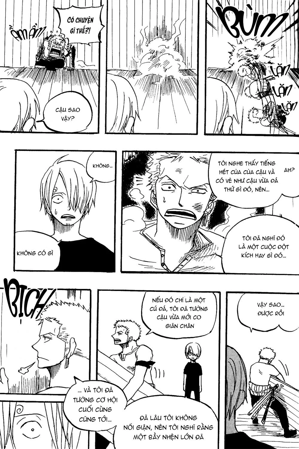Roronoa Zoro X Sanji One Piece dj Chapter 8 Trang 8