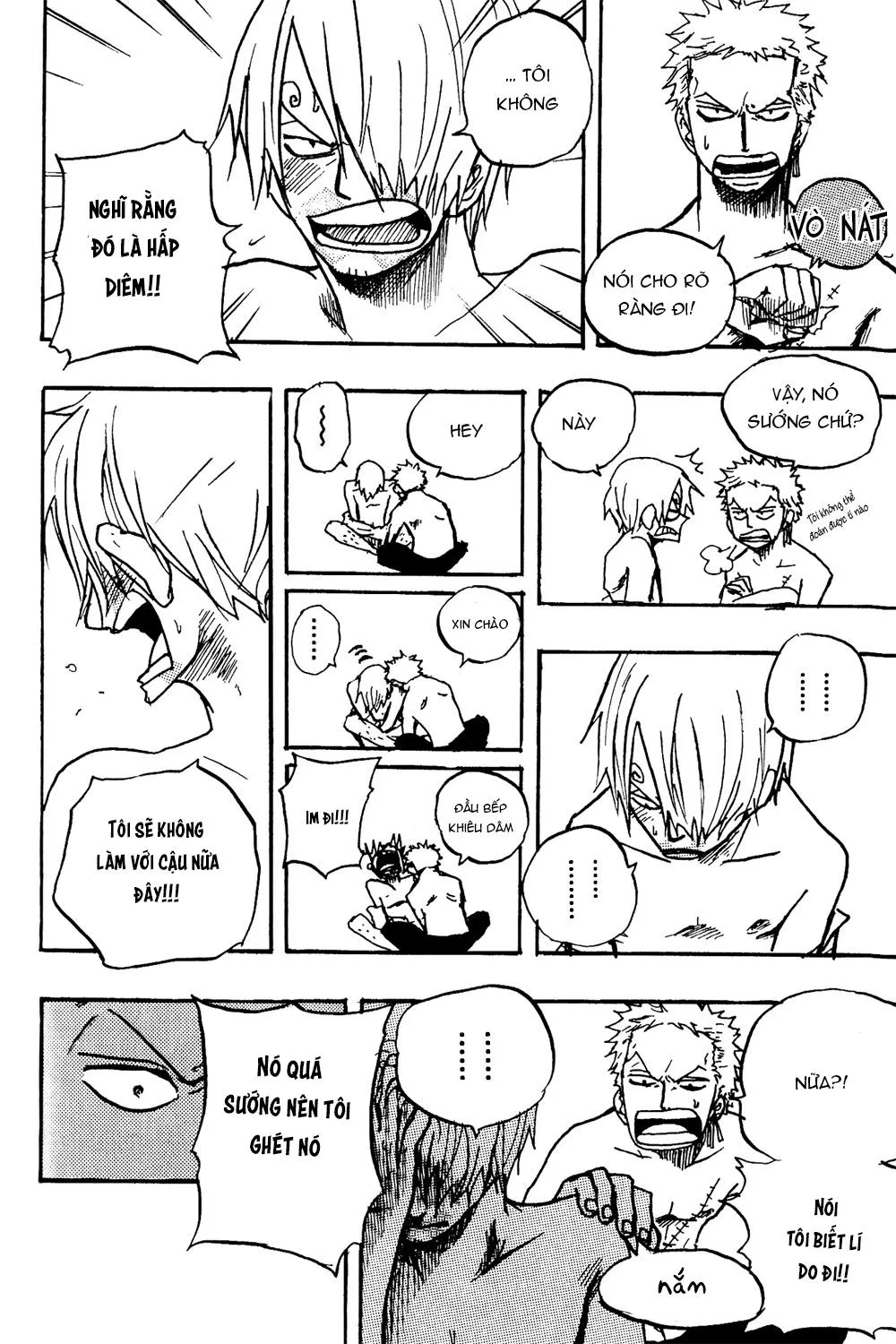 Roronoa Zoro X Sanji One Piece dj Chapter 9 Trang 7