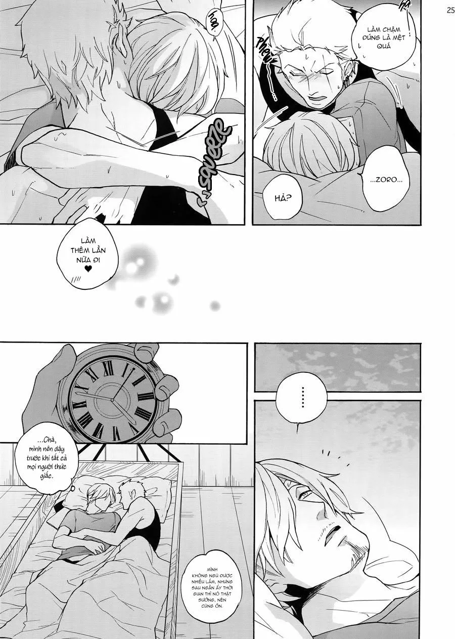 Roronoa Zoro X Sanji One Piece dj Chapter 12 Trang 24