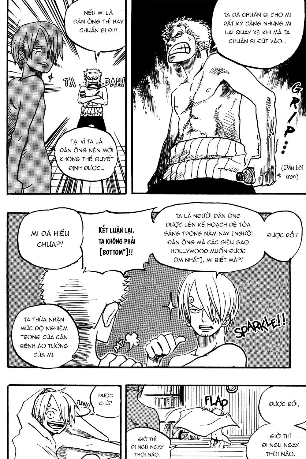 Roronoa Zoro X Sanji One Piece dj Chapter 16 Trang 4