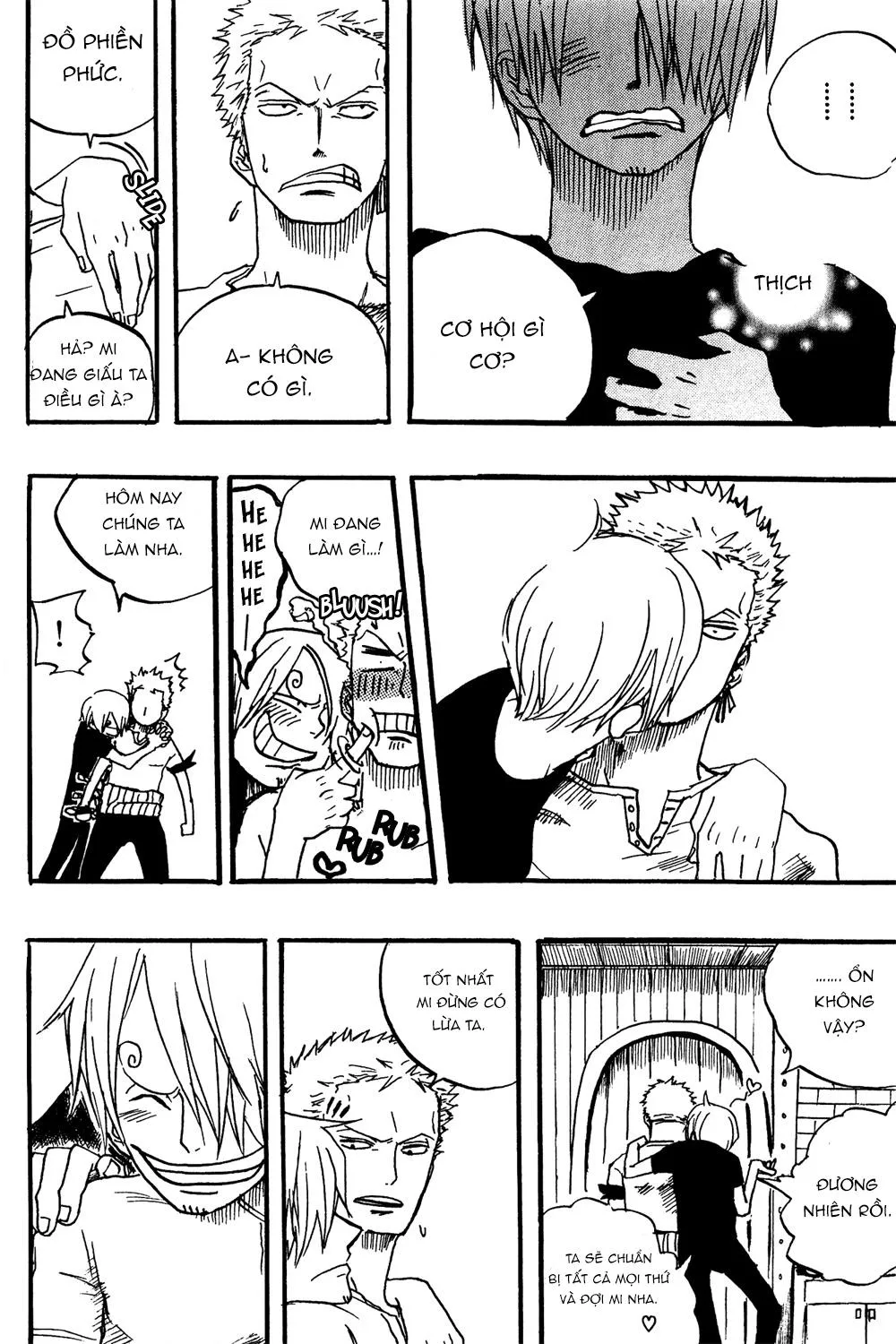 Roronoa Zoro X Sanji One Piece dj Chapter 16 Trang 10