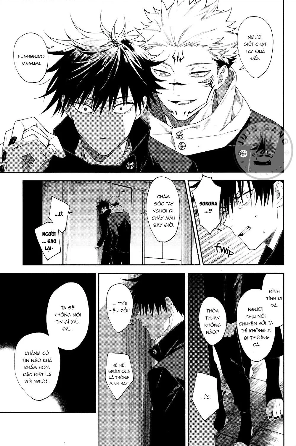 Ryoumen Sukuna x Fushiguro Megumi Chapter 3 Trang 9