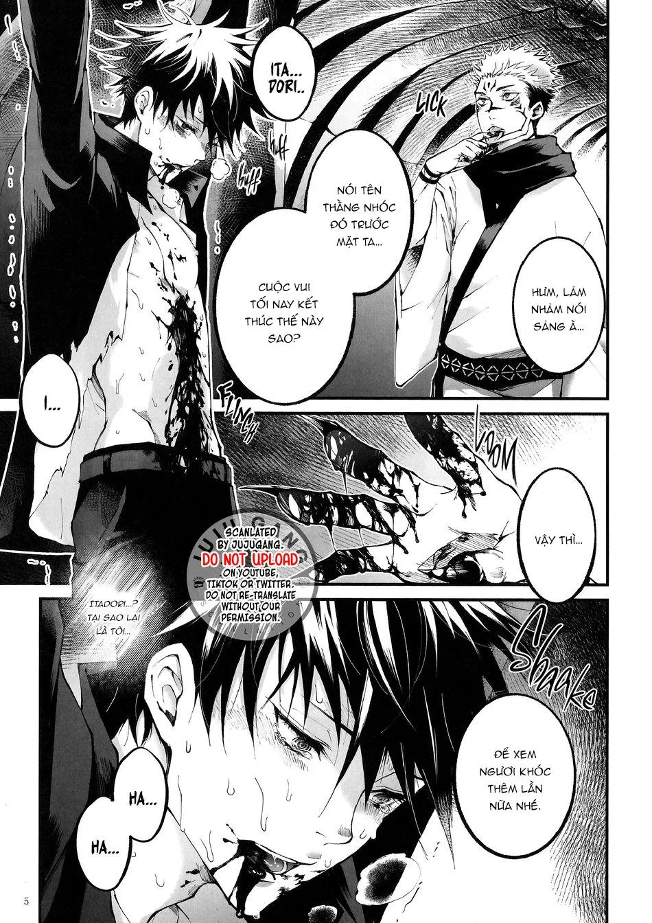 Ryoumen Sukuna x Fushiguro Megumi Chapter 4 Trang 5