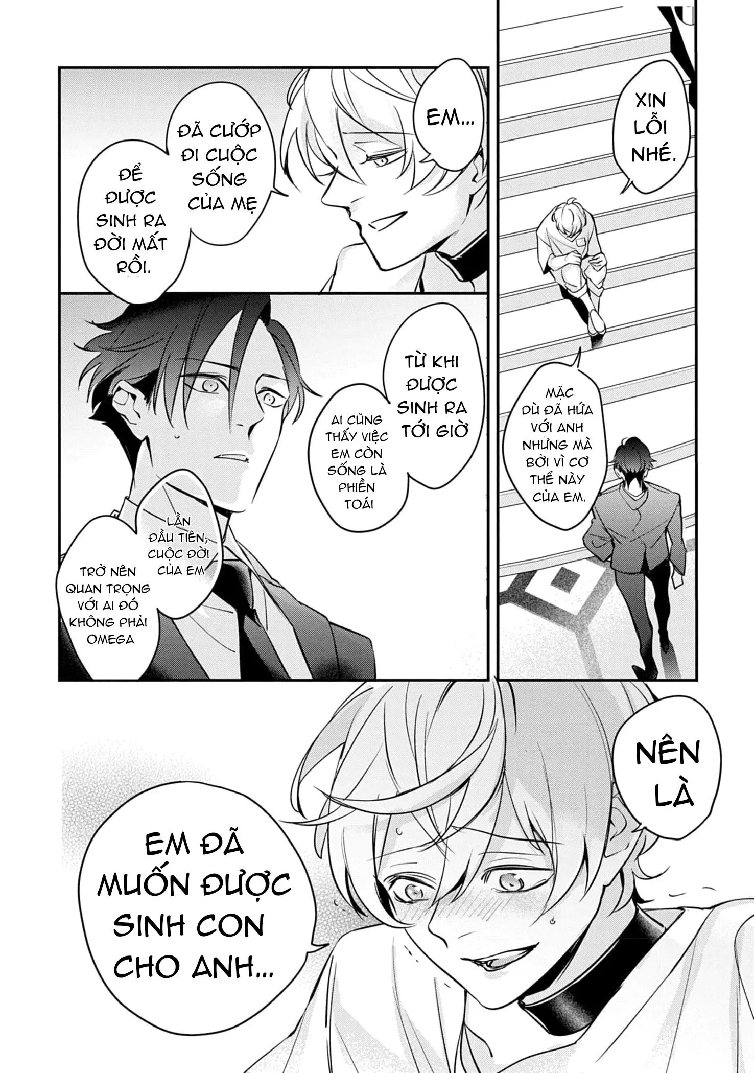 Saigo no Ω wa Tsugai ni Narenai Chapter 5 Trang 10