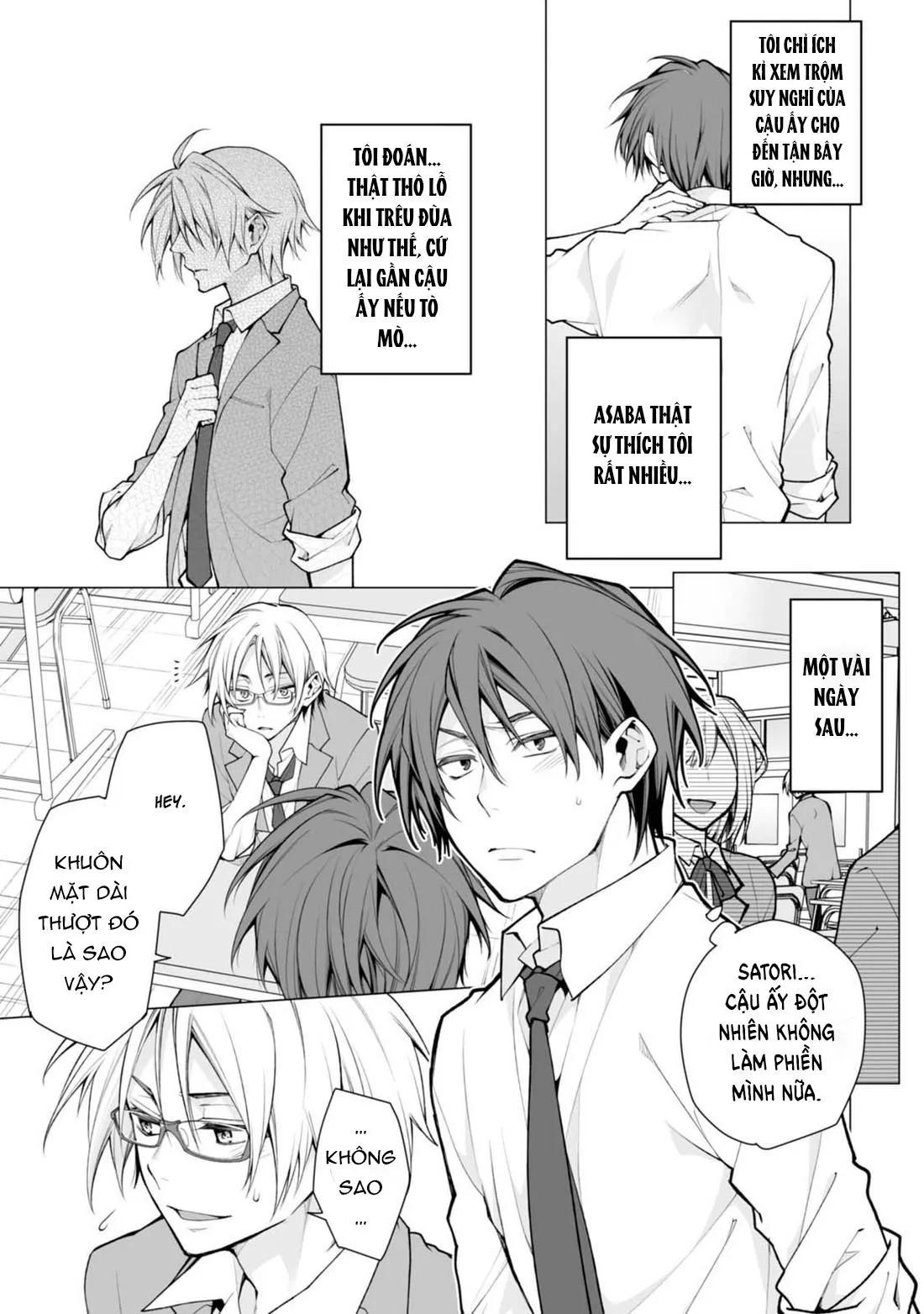 Satori-kun và Tsundere-kun Chapter 1 Trang 14