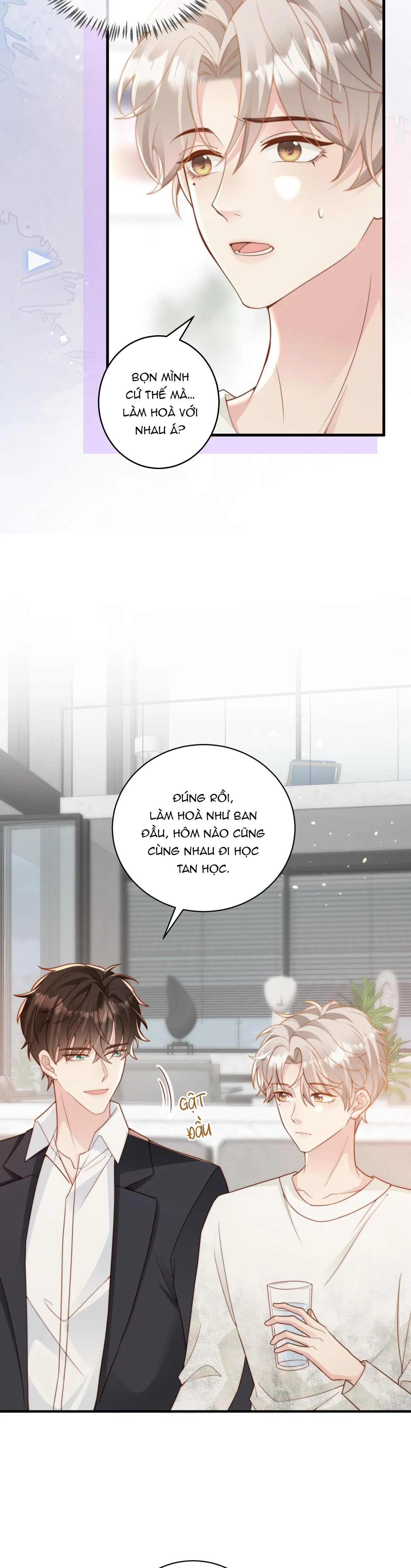 Sau khi giả mất trí nhớ, tình địch nói tôi là bạn trai của hắn Chapter 15 Trang 10