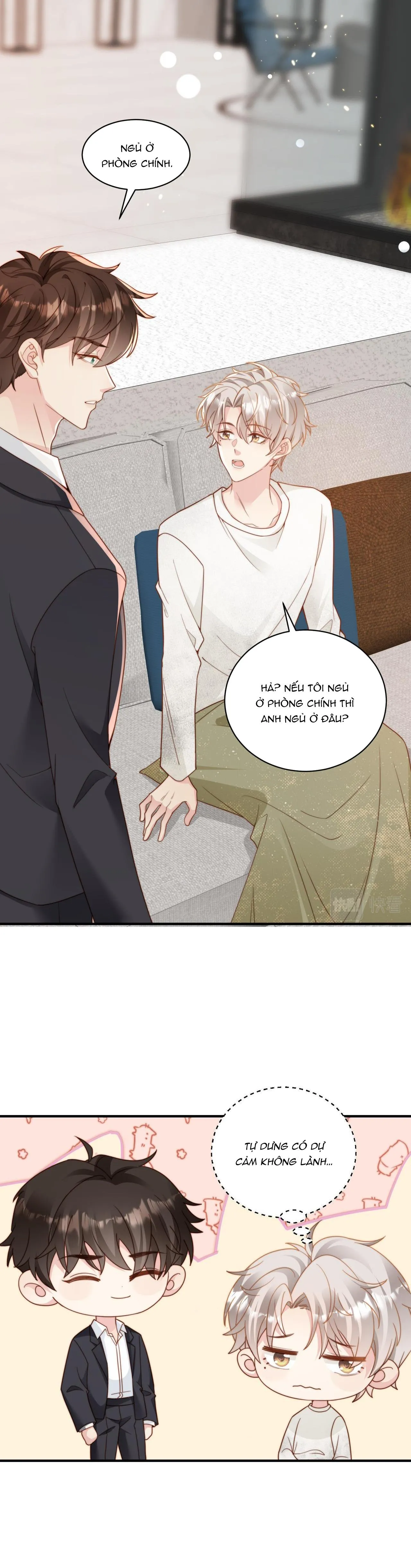 Sau khi giả mất trí nhớ, tình địch nói tôi là bạn trai của hắn Chapter 15 Trang 12