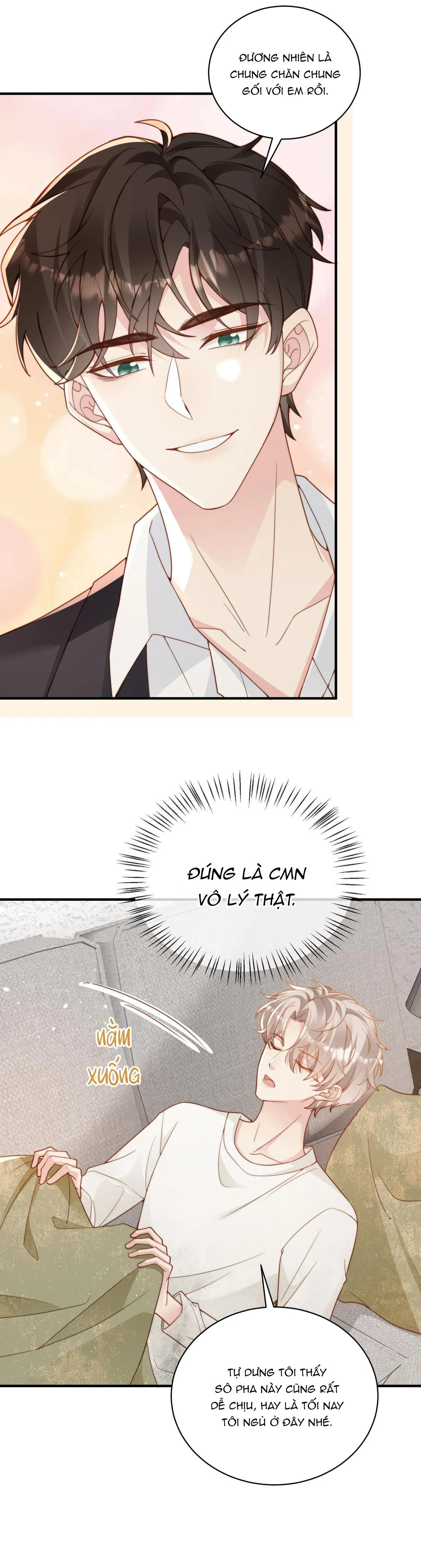 Sau khi giả mất trí nhớ, tình địch nói tôi là bạn trai của hắn Chapter 15 Trang 13