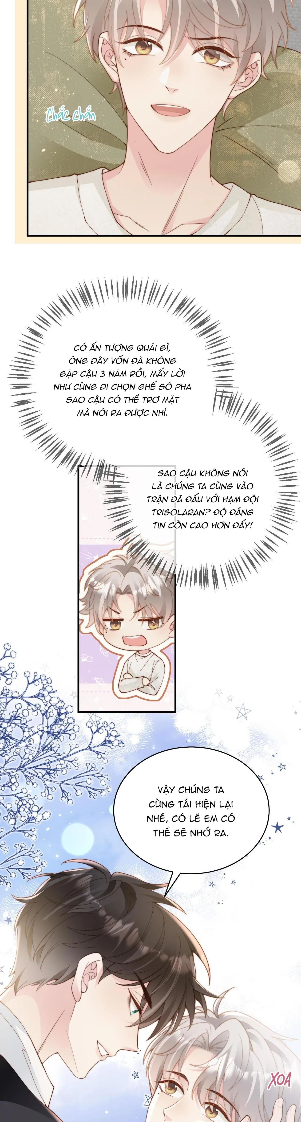 Sau khi giả mất trí nhớ, tình địch nói tôi là bạn trai của hắn Chapter 15 Trang 17