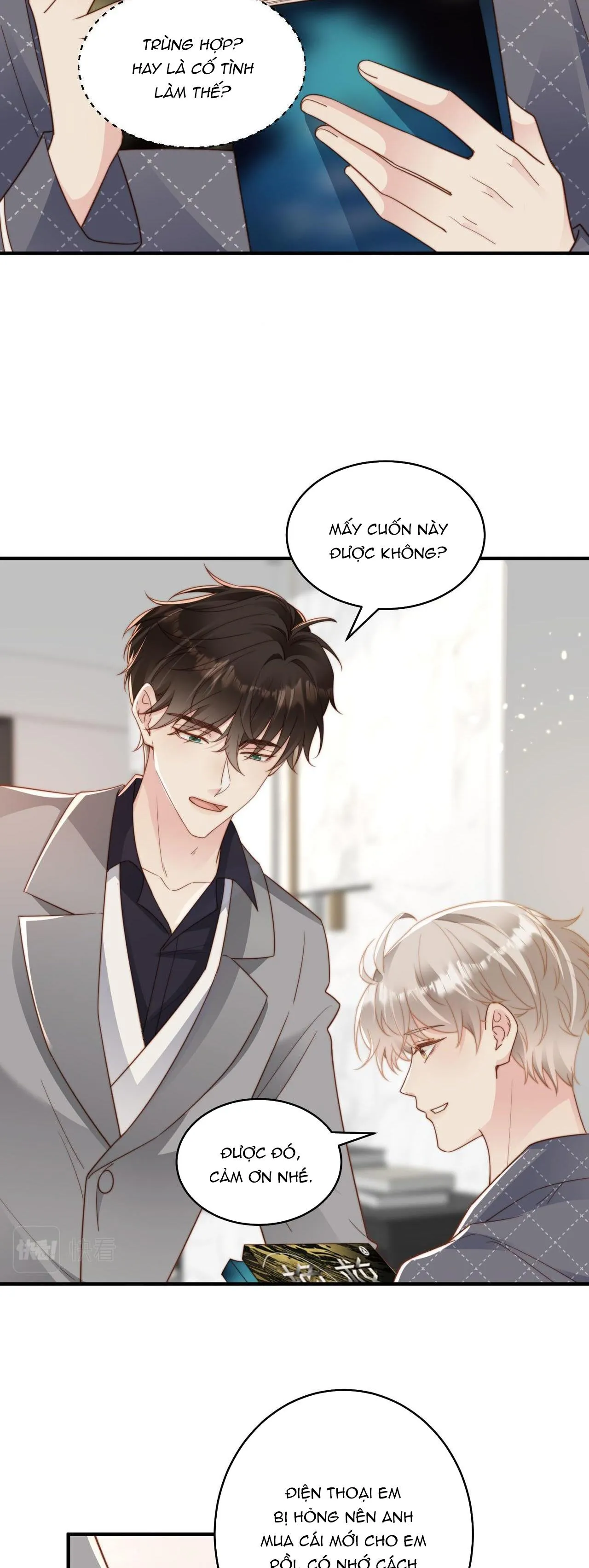 Sau khi giả mất trí nhớ, tình địch nói tôi là bạn trai của hắn Chapter 16 Trang 19