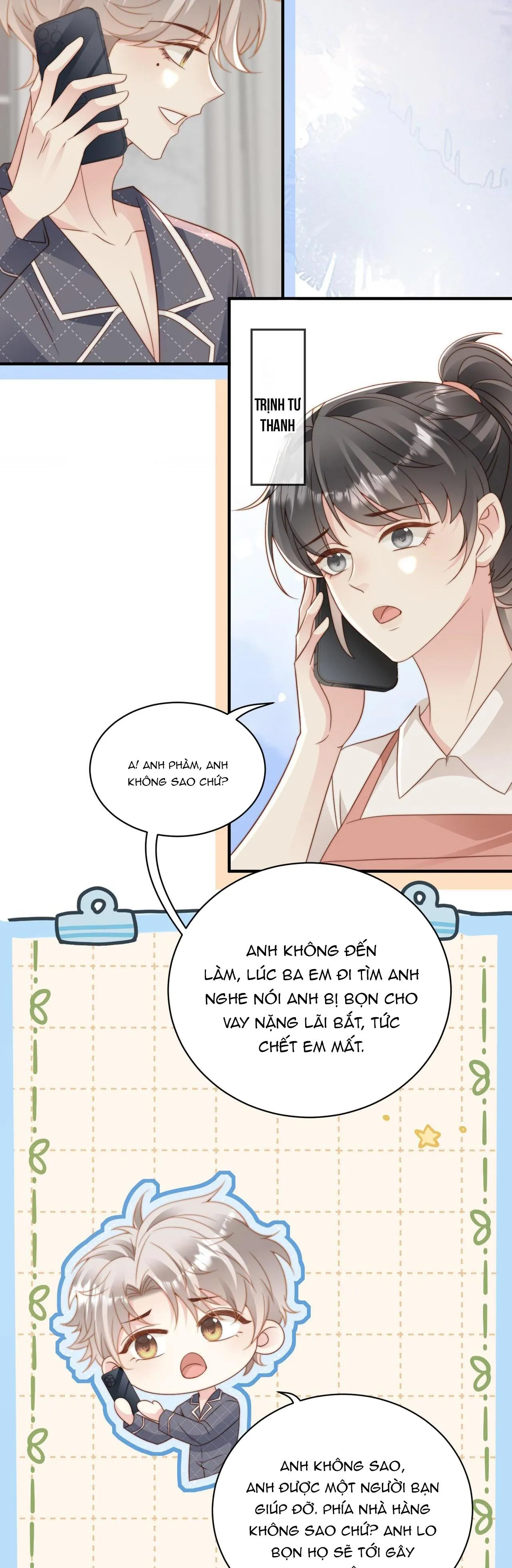 Sau khi giả mất trí nhớ, tình địch nói tôi là bạn trai của hắn Chapter 17 Trang 5