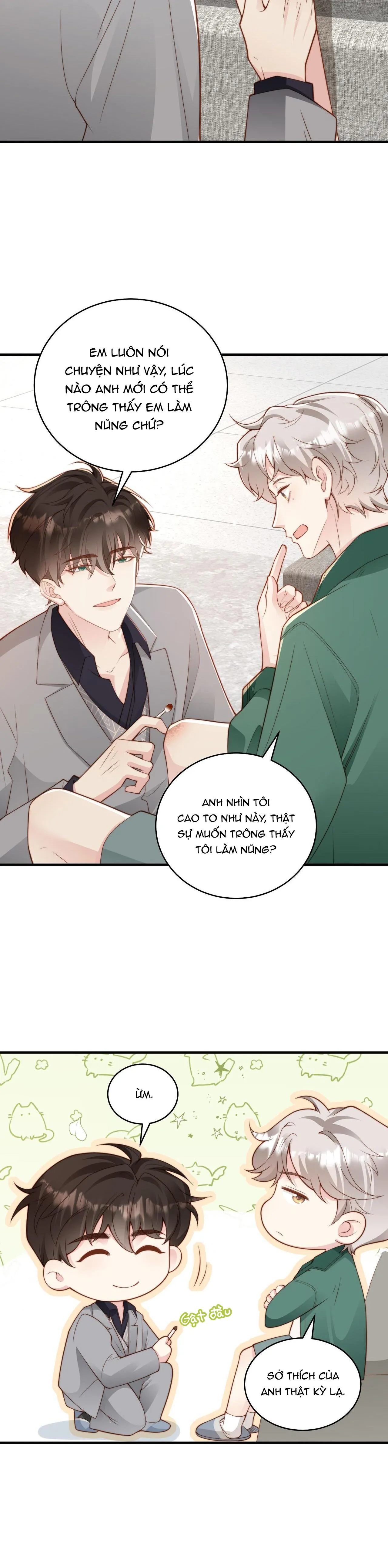 Sau khi giả mất trí nhớ, tình địch nói tôi là bạn trai của hắn Chapter 18 Trang 11