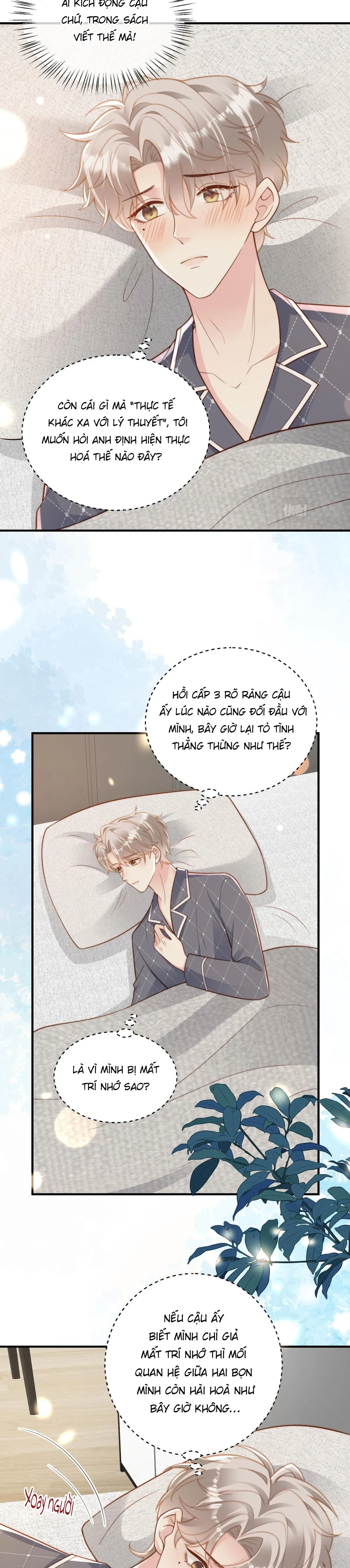 Sau khi giả mất trí nhớ, tình địch nói tôi là bạn trai của hắn Chapter 21 Trang 11