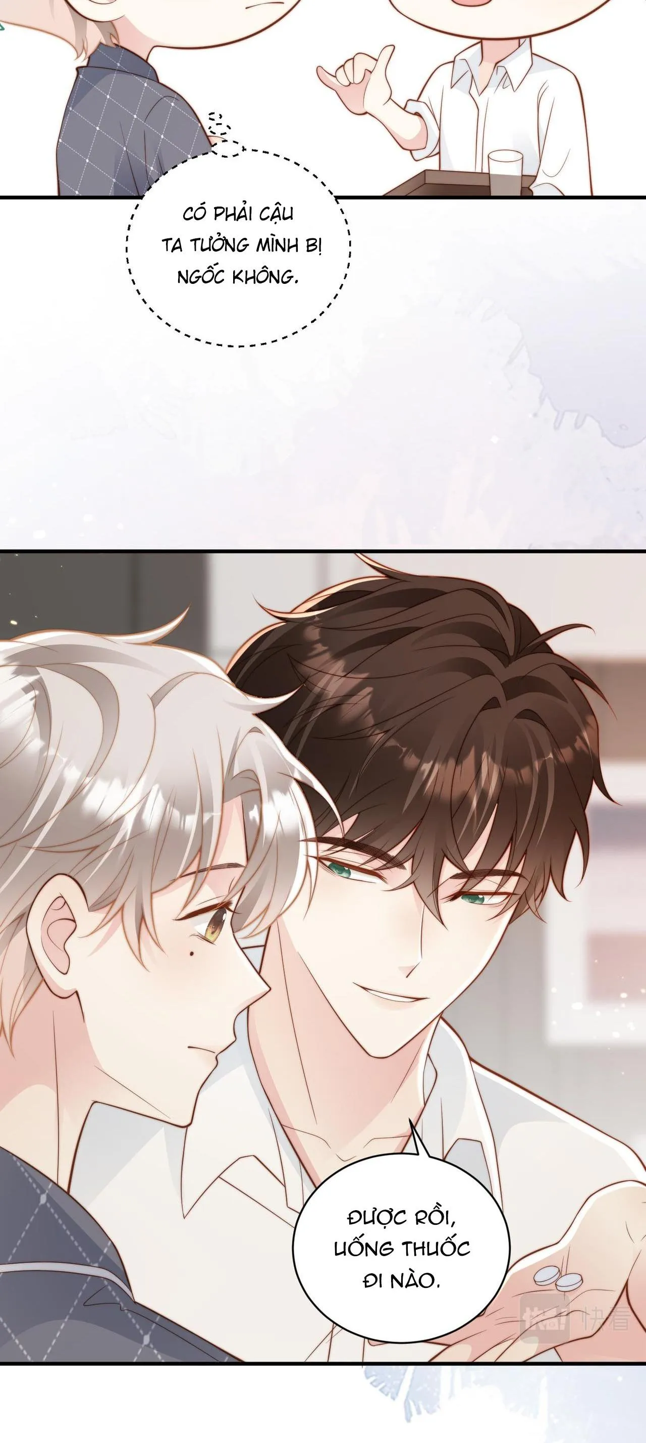 Sau khi giả mất trí nhớ, tình địch nói tôi là bạn trai của hắn Chapter 22 Trang 9