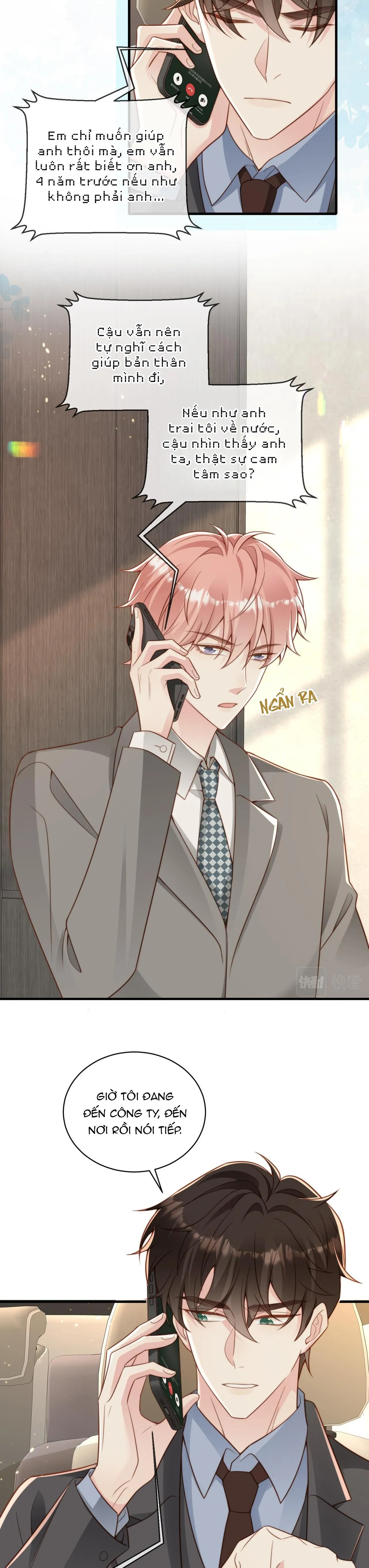 Sau khi giả mất trí nhớ, tình địch nói tôi là bạn trai của hắn Chapter 32 Trang 14