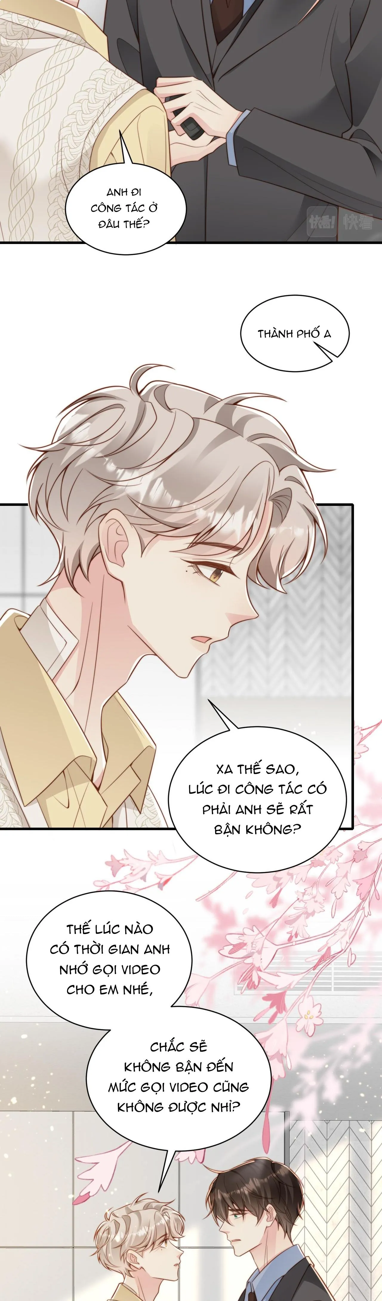 Sau khi giả mất trí nhớ, tình địch nói tôi là bạn trai của hắn Chapter 32 Trang 18