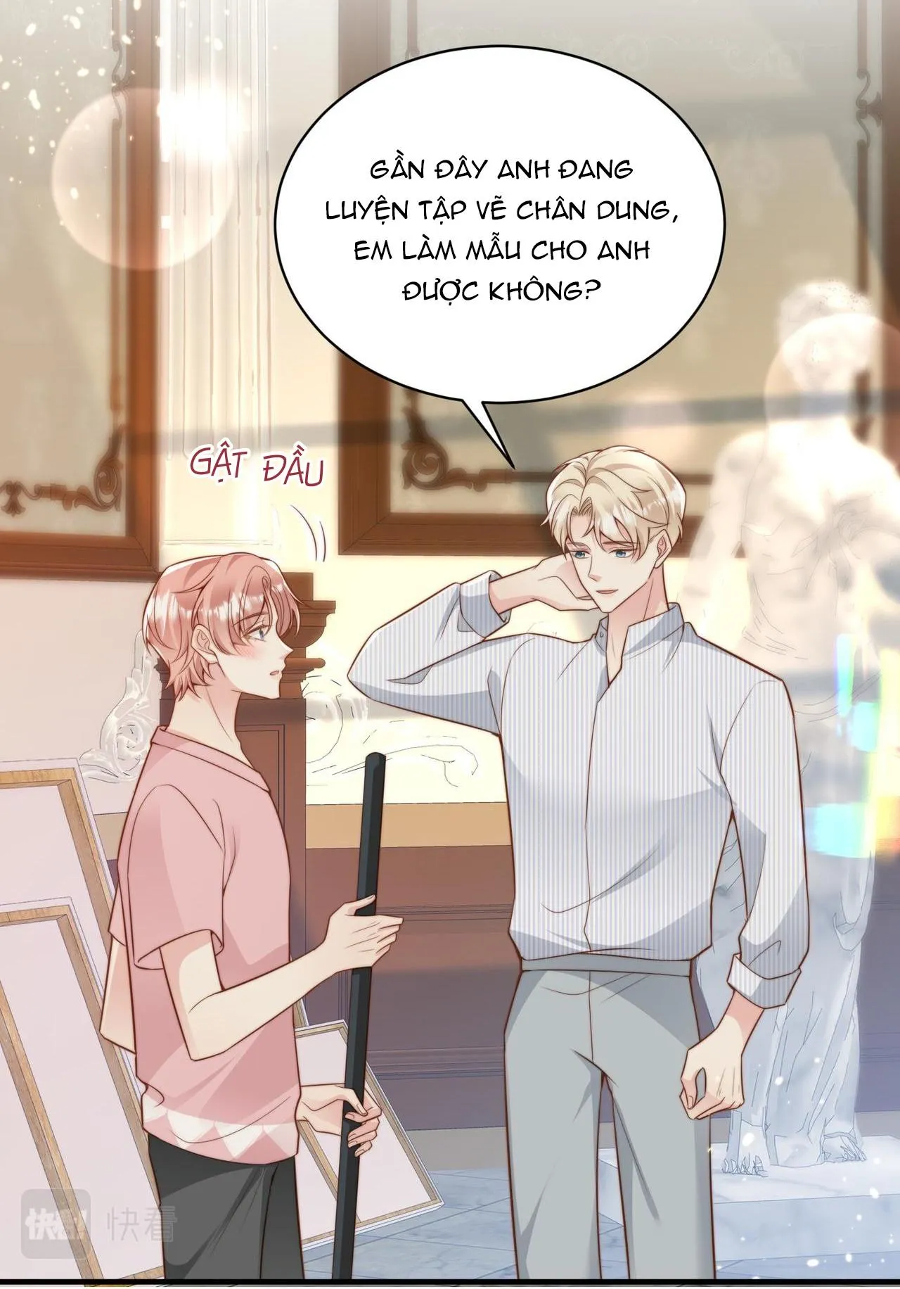 Sau khi giả mất trí nhớ, tình địch nói tôi là bạn trai của hắn Chapter 36 Trang 10