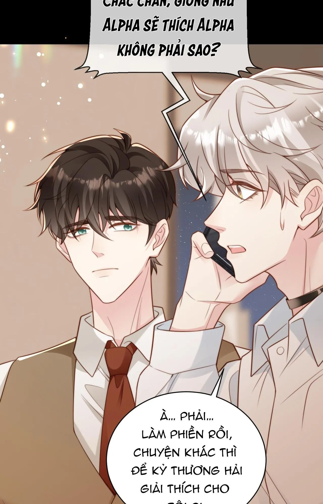 Sau khi giả mất trí nhớ, tình địch nói tôi là bạn trai của hắn Chapter 44 Trang 33