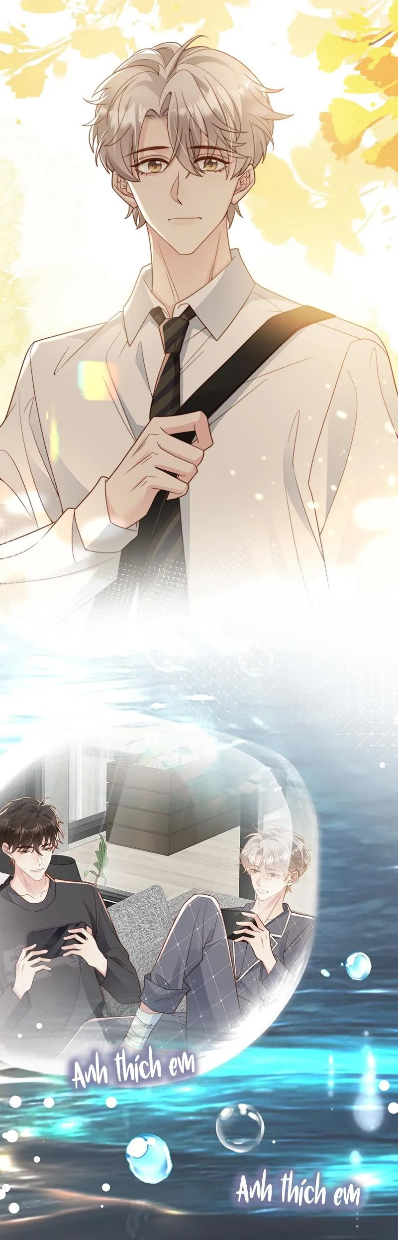 Sau khi giả mất trí nhớ, tình địch nói tôi là bạn trai của hắn Chapter 51 Trang 52