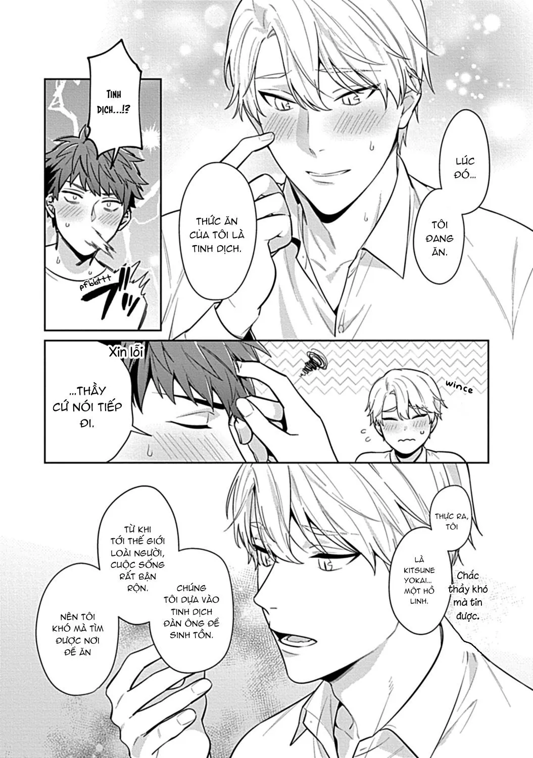 Sensei, Shokuji wa Bed no Ue de Chapter 1 Trang 12