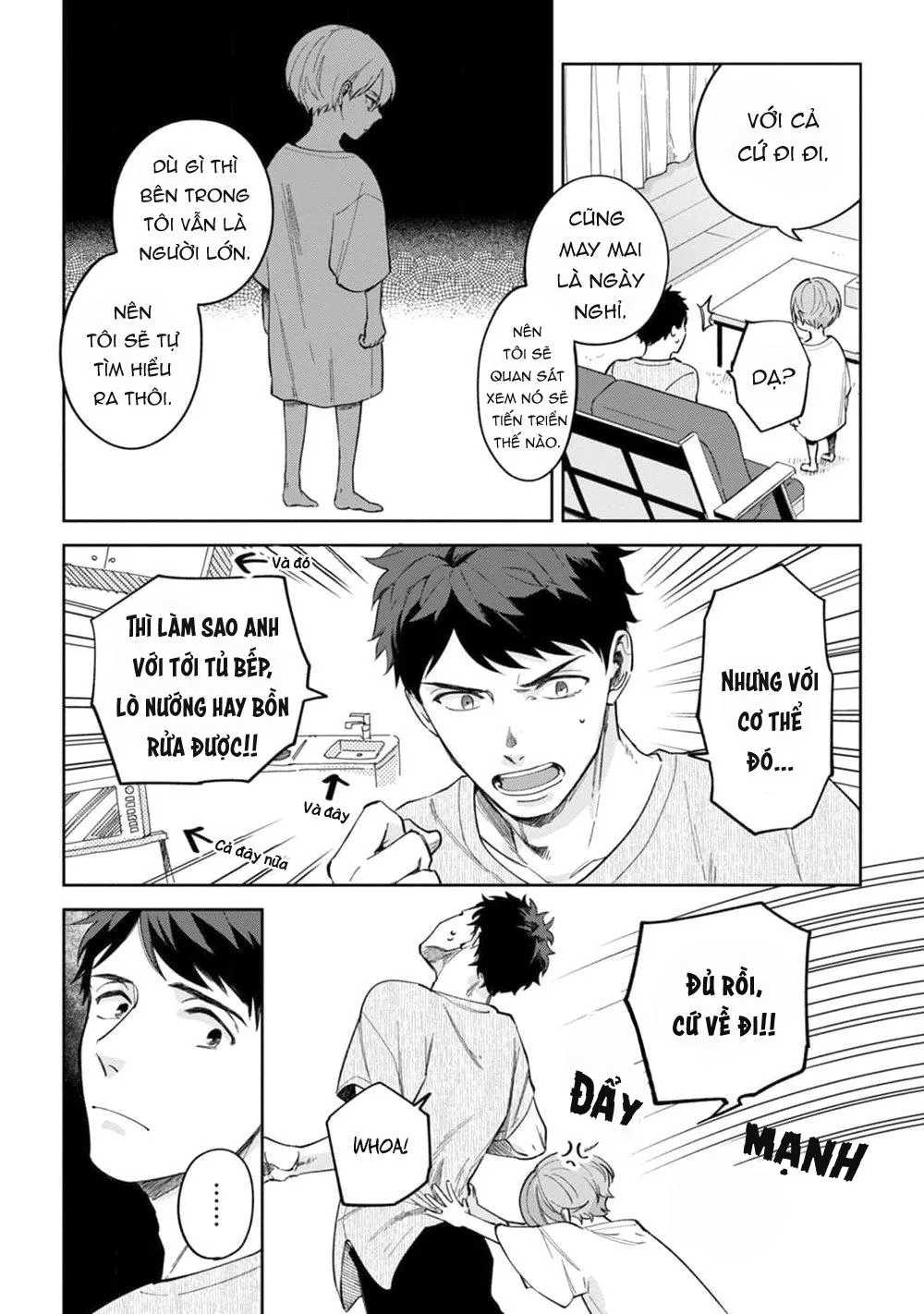 Sếp tôi bị trẻ hóa mất rồi Chapter 2 Trang 9