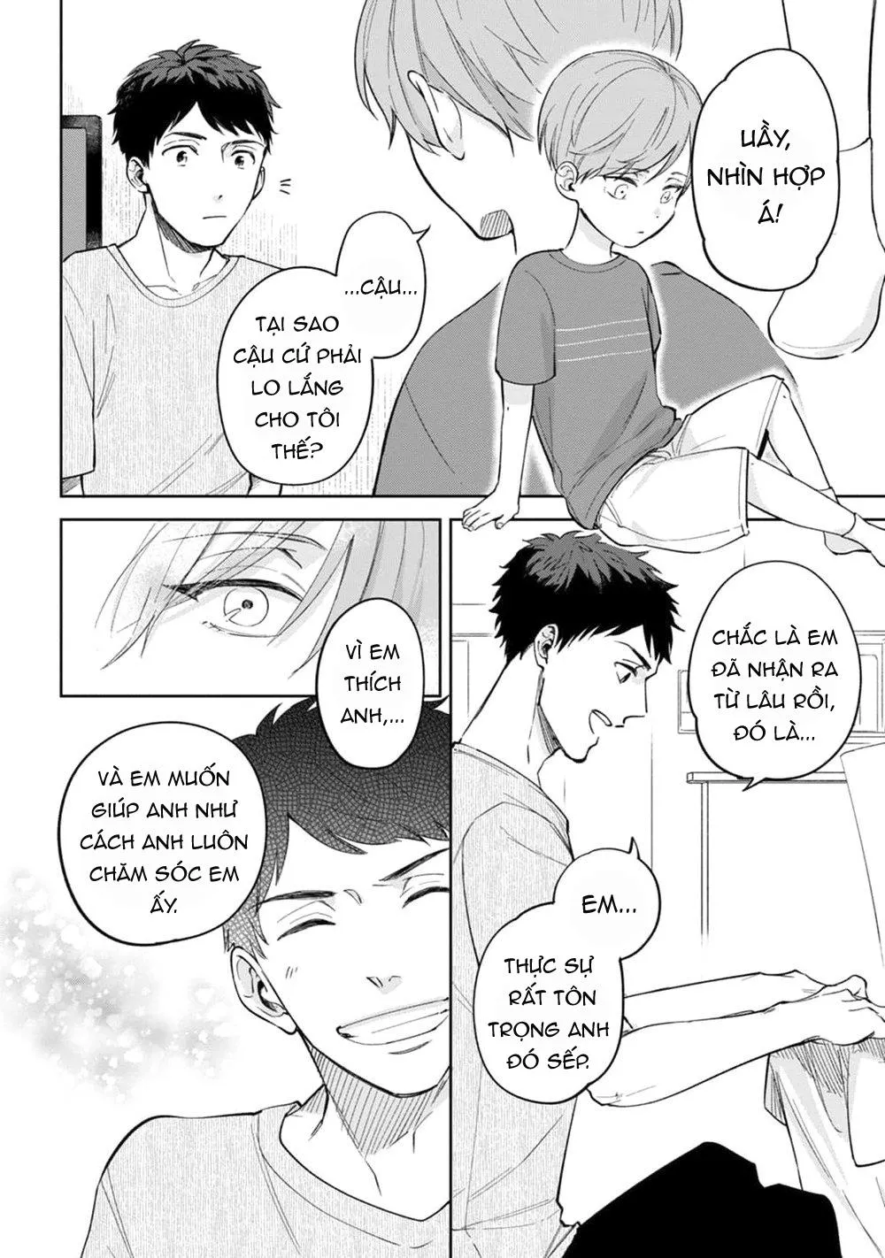 Sếp tôi bị trẻ hóa mất rồi Chapter 2 Trang 13