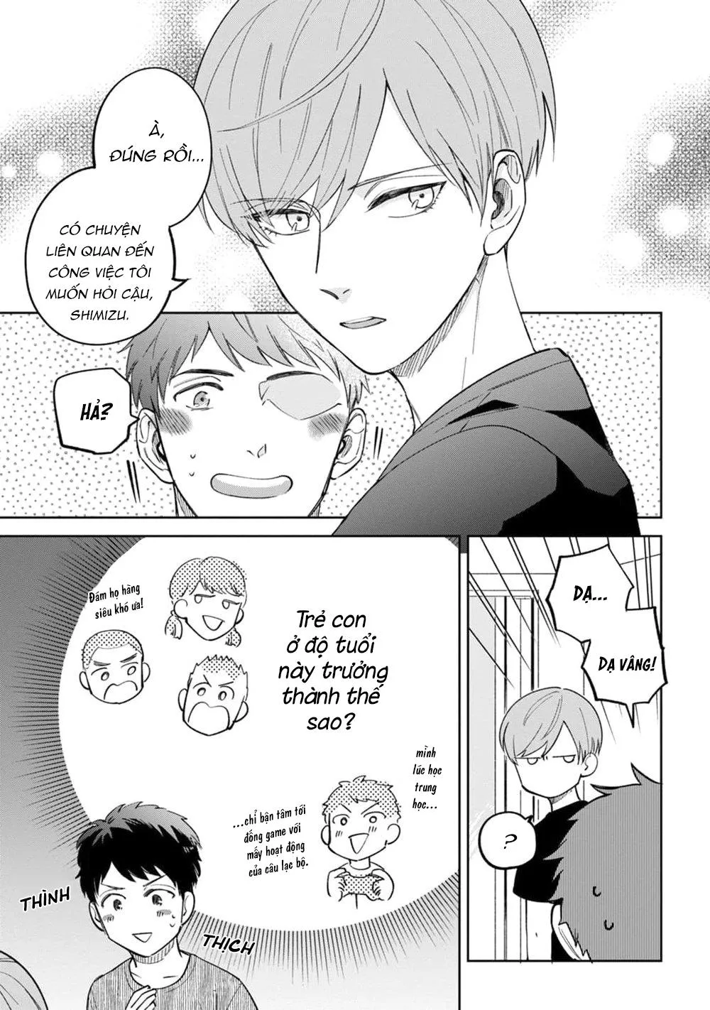 Sếp tôi bị trẻ hóa mất rồi Chapter 3 Trang 8