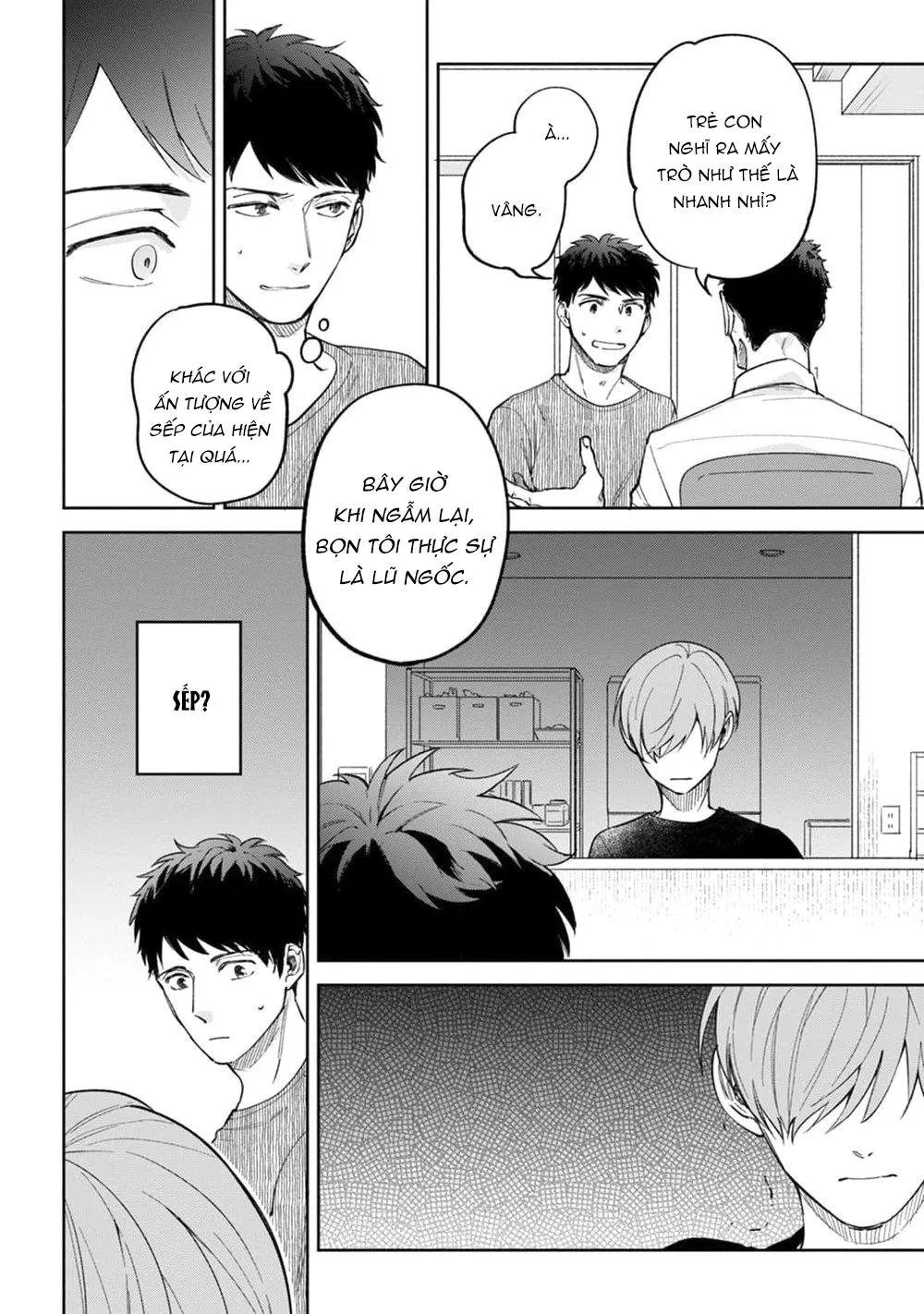 Sếp tôi bị trẻ hóa mất rồi Chapter 3 Trang 23