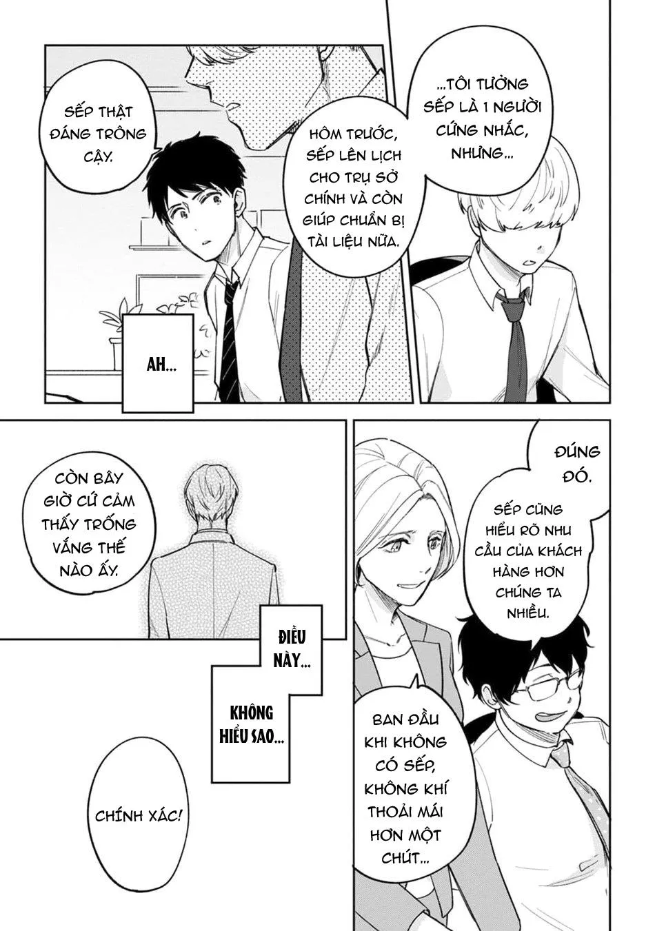 Sếp tôi bị trẻ hóa mất rồi Chapter 4 Trang 11