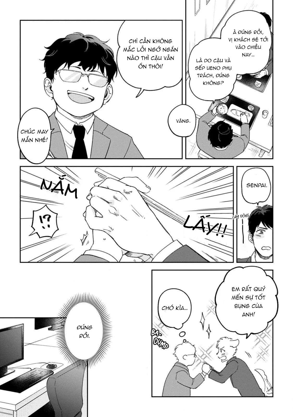Sếp tôi bị trẻ hóa mất rồi Chapter 1 Trang 12