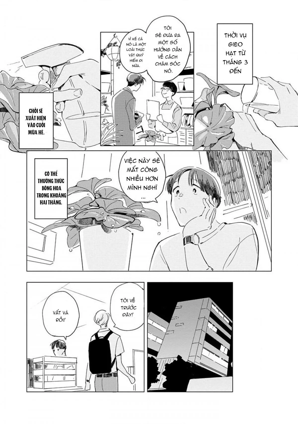 Sống chung với người đàn ông sinh ra từ những chiếc lá Chapter 1 Trang 5