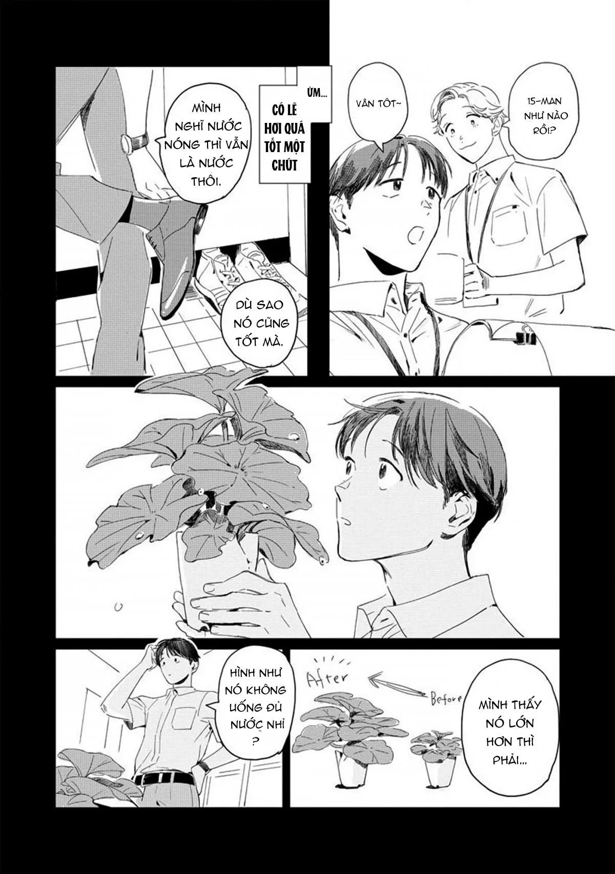 Sống chung với người đàn ông sinh ra từ những chiếc lá Chapter 1 Trang 9