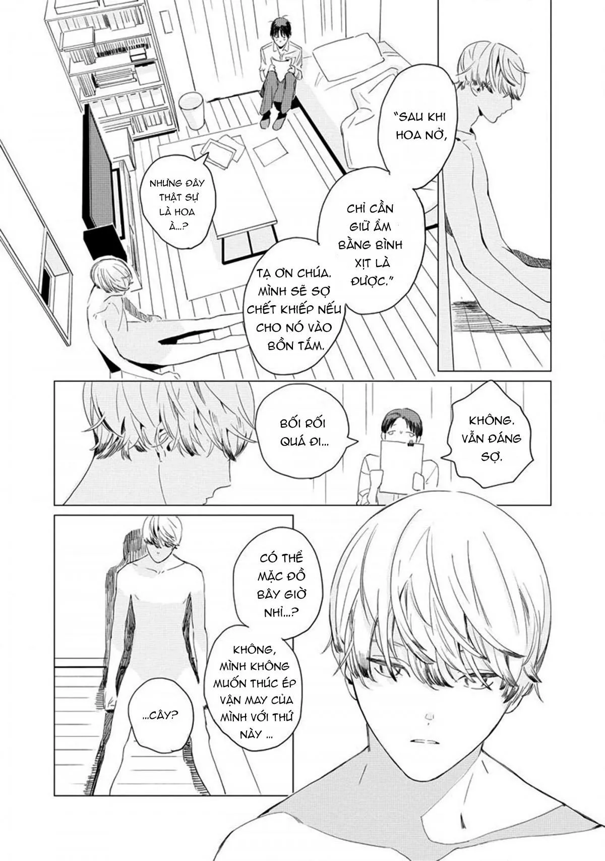 Sống chung với người đàn ông sinh ra từ những chiếc lá Chapter 1 Trang 15